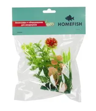 Купить homefish Лимнофила растение для аквариума пластиковое с грузом