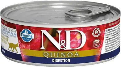 Farmina n&d quinoa консервы для кошек, поддержка пищеварения