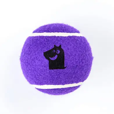 Mr.Kranch игрушка для собак Теннисный мяч большой, фиолетовый
