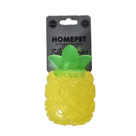 Купить homepet  silver series  ананас игрушка для собак охлаждающая
