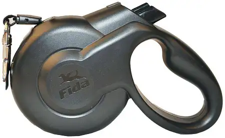 Купить fida styleash стильная рулетка для собак с выдвижным шнуром черная